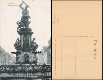 Augsburg Herkules Brunnen *ca.1920