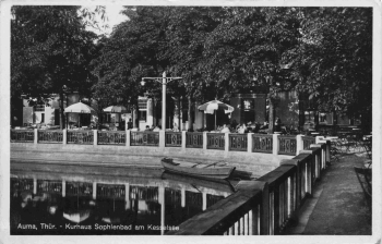 07955 Auma Thüringen Sophienbad am Kesselsee Kurhaus o 1932
