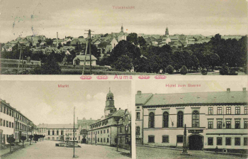 07955 Auma Thüringen Hotel zum Bären o 1910