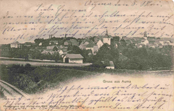 07955 Auma Thüringen Totalansicht o 1905