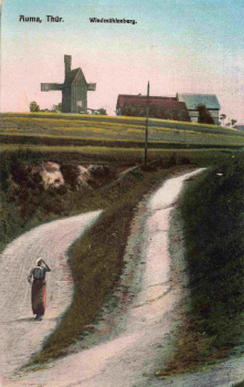 07955 Auma Thüringen Windmühlenberg * um 1920