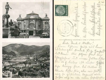 Aussig Stadttheater Sudetengau o 14.7.1939