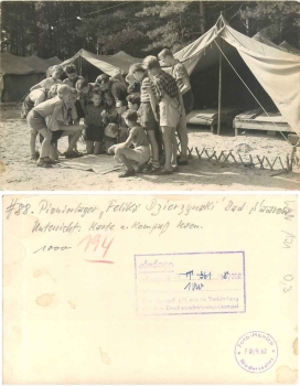 15526 Bad Saarow "Feliks Dzierzynski" pioneer camp Lessons with map and compass *1959