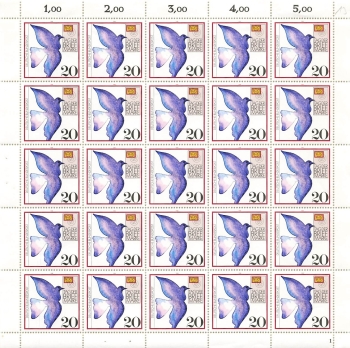 BRD Michel 1388 Tag der Briefmarke Schalterbogen 1988