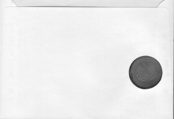 BRD Numisbrief mit 5 DM 19985 G 150 Jahre Deutsche Eisenbahn 1993