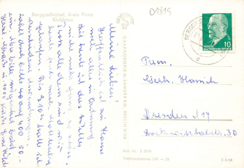 01816 Bad Berggiesshuebel Klubhaus o 1964