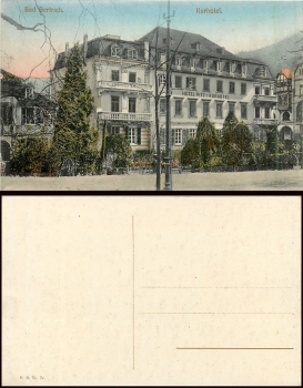 Bad Bertrich Hotel Bitz Kurhotel *ca. 1910