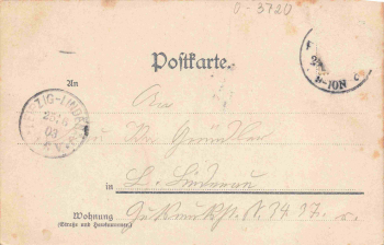 Bad Blankenburg Wasserfall am Chrysopras o 1903