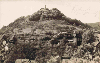 Bad Blankenburg mit Burgruine Greifenstein * um 1940