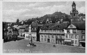 Bad Blankenburg Marktplatz o 1941