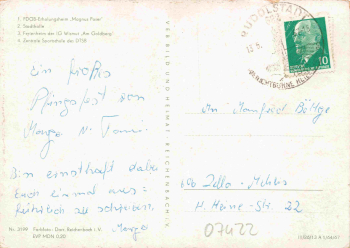 Bad Blankenburg Thüringen Mehrbildkarte o 1967