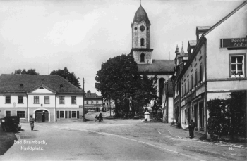 Bad Brambach Vogtland Marktplatz * um 1930
