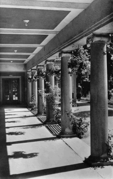 Bad Brambach Vogtland Wandeleingang zur Radiumquelle o 1959