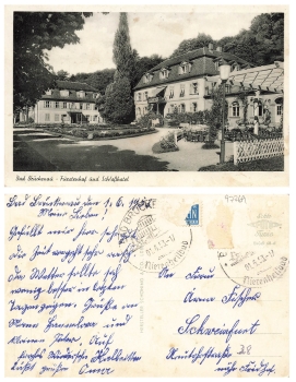 Bad Bruckenau Furstenhof Schlosshotel o 1.6.1953