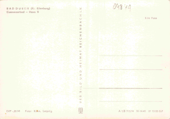 Bad Düben Eisenmoorbad Bad II * 1974