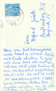 Bad Elster Vogtland Badeplatz mit Badecafe o 1958
