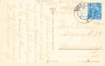 Bad Elster Vogtland Gondelteich o 1955