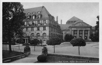 Bad Elster Vogtland Hotel Sachsenhof o 1934