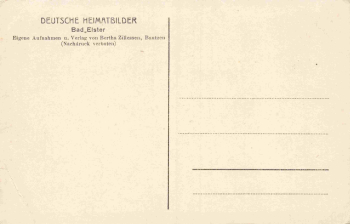 Bad Elster Vogtland Hotel Sachsenhof * um 1930 Deutsche Heimatbilder
