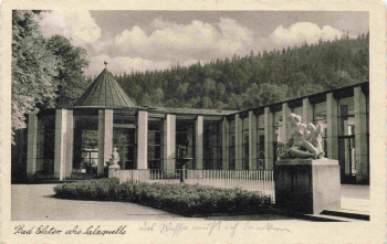 Bad Elster Vogtland Wandelhalle Salzquelle o 1940