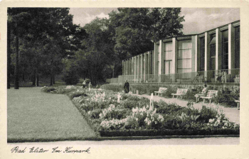 Bad Elster Vogtland Wandelhalle im Kurpark gebraucht 1939