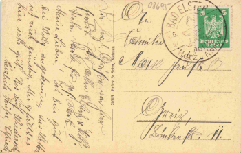 Bad Elster Vogtland von der Agnesruhe o 1927