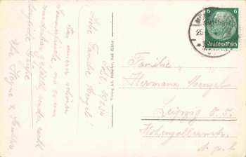 Bad Elster Vogtland von der Bettybank o 1934