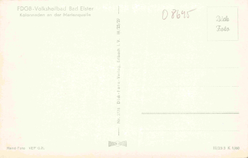 Bad Elster Vogtland Kolonaden an der Marienquelle * 1960