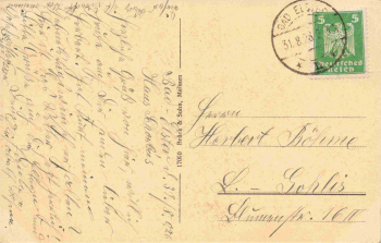 Bad Elster Vogtland Apelt Weg o 1926