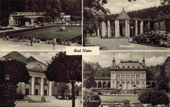 Bad Elster Vogtland multi-view postcard