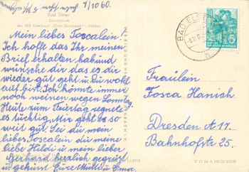 Bad Elster Vogtland Sanatorium VEB Kombinat "Otto Grotewohl" Böhlen o 1960