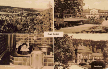 Bad Elster Vogtland multi-view postcard