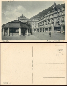 Bad Ems Kurhaus mit Trinkbrunnen gebr. ca. 1920