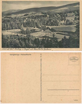 Bad Flinsberg Jizera Mountains swimming pool * approx. 1930