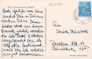 Bad Frankenhausen Anger o 1953