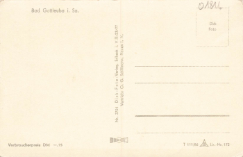 01816 Bad Gottleuba * 1956