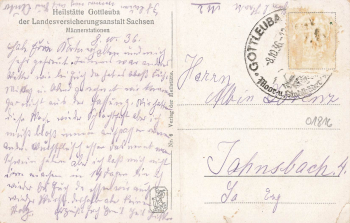 01816 Bad Gottleuba Sanatorium Männerstationen o 1936