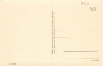 01816 Bad Gottleuba Gesamtansicht Sanatorium der SVA * 1954