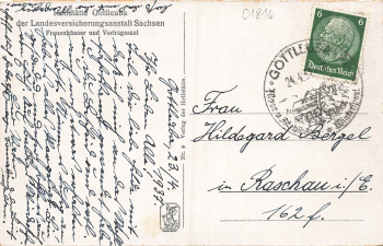 01816 Bad Gottleuba Sanatorium Women's Shelters and Lecture Hall o 1937