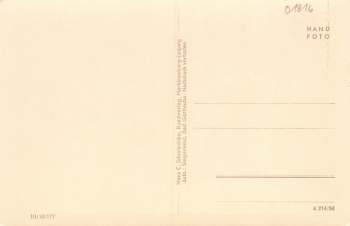 01816 Bad Gottleuba Sanatorium der SVA * 1954