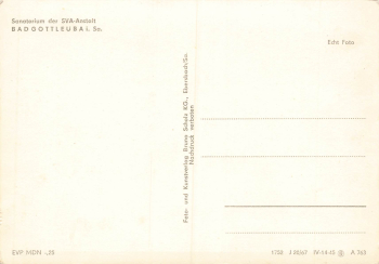 01816 Bad Gottleuba Sanatorium der SVA Anstalt * 1967