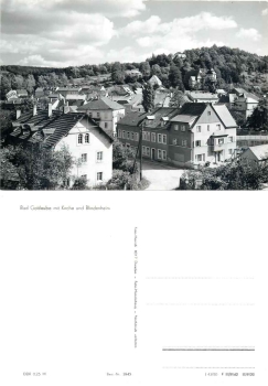 01816 Bad Gottleuba with church and home for the blind *1980 Hanich1845