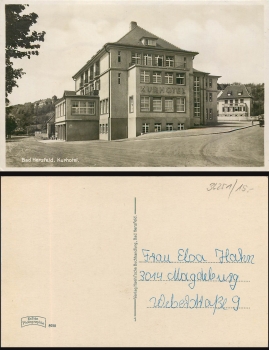 Bad Hersfeld Kurhotel gebr. ca.1930