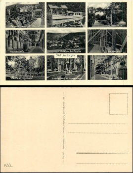 Bad Kissingen Mehrbildkarte *ca. 1940