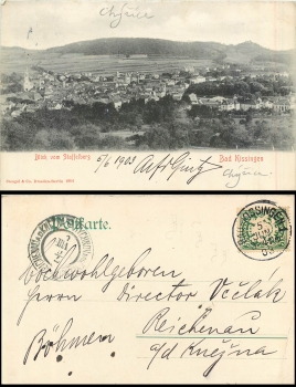 Bad Kissingen vom Staffelberg o 5.6.1903