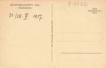 Bad Klosterlausnitz Klosterkirche * 1927