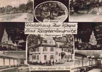 Bad Klosterlausnitz Waldhaus zur Köppe o 1963