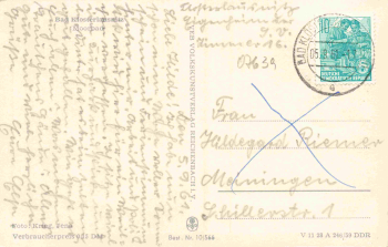 Bad Klosterlausnitz Moorbad o 1961