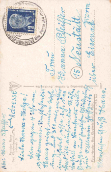 Bad Klosterlausnitz Pension Rahn Jahnstrasse 5 o um 1950