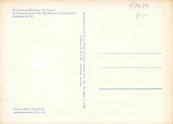 Bad Klosterlausnitz Waldhaus zur Köppe * 1951